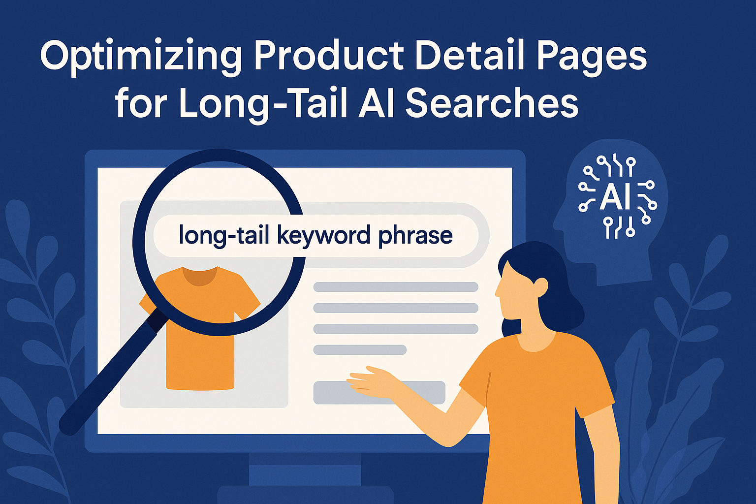 Optimizing Product Detail Pages for Long-Tail AI Searches