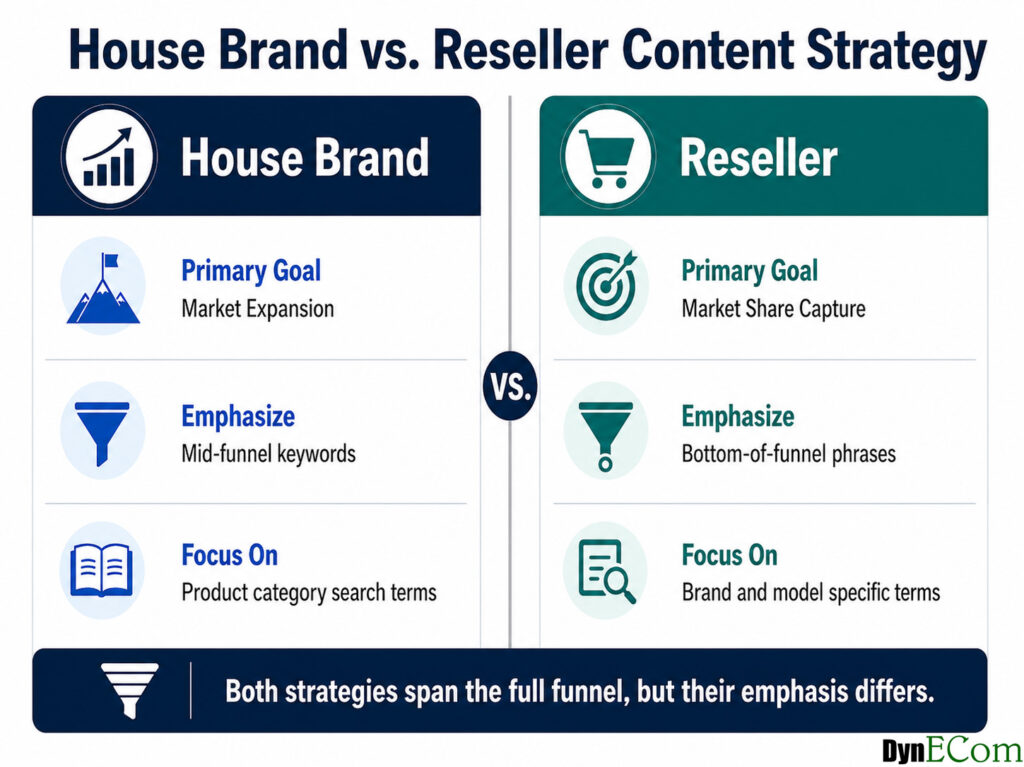 House Brand vs Reseller